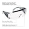 Allen Co Safety Glasses - Ballistic Eye Protection for Men and Women - ANSI Z87.1 Impact Resistance - Clear 2169 - alternate 8